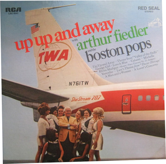 Arthur Fiedler and The Boston Pops Orchestra : Up Up And Away (LP, Ind)