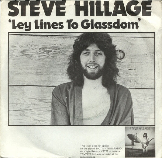 Steve Hillage / Glenn Phillips : Ley Lines To Glassdom / Lies (7", Single)