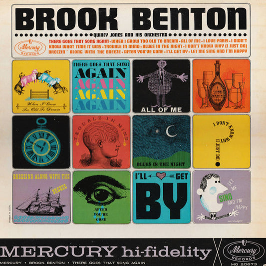 Brook Benton : There Goes That Song Again (LP, Album, Mono)