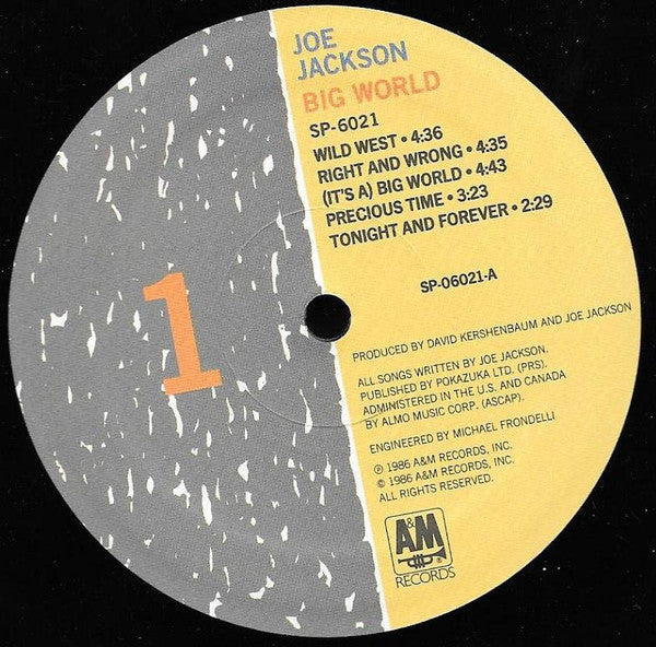 Joe Jackson : Big World (LP, Album + LP, S/Sided)