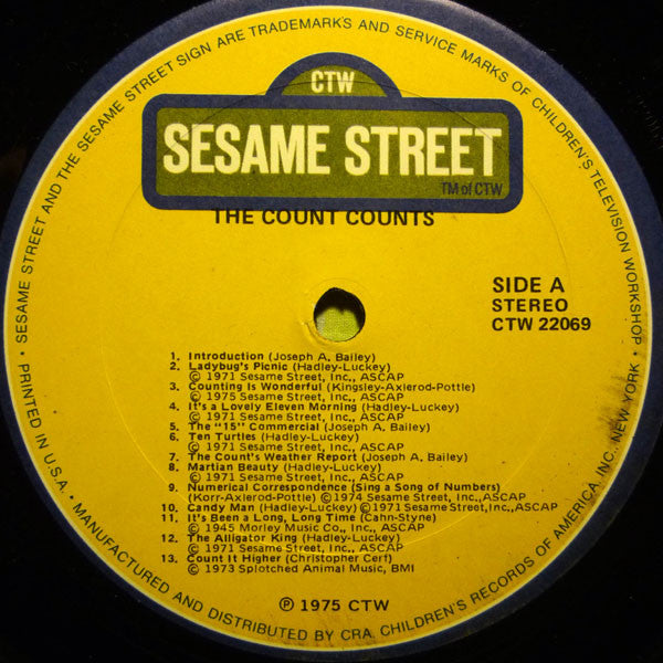 The Count (5) : The Count Counts (LP, Album)