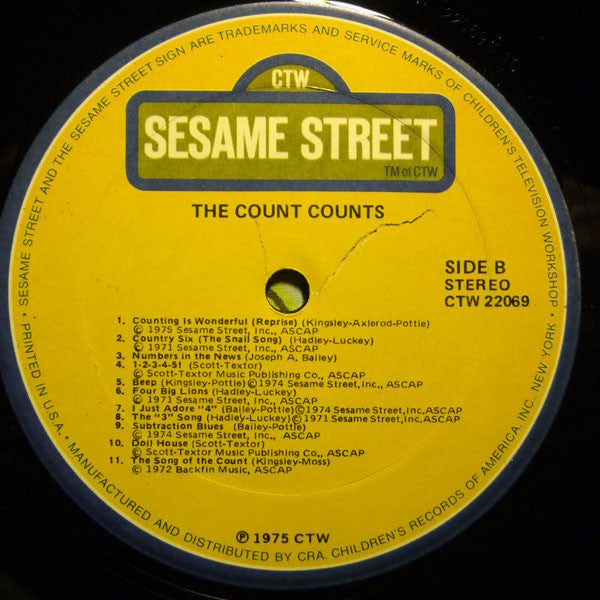 The Count (5) : The Count Counts (LP, Album)