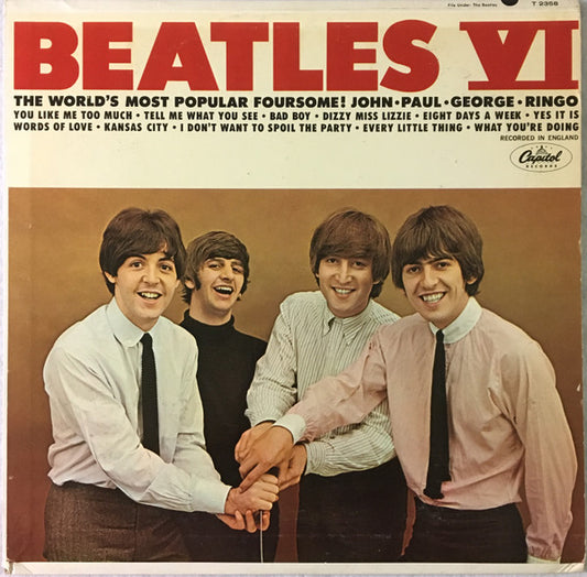 The Beatles : Beatles VI (LP, Album, Mono, Glo)