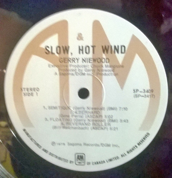 Gerry Niewood : Slow, Hot Wind (LP, RE)