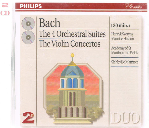 Johann Sebastian Bach - Henryk Szeryng, Maurice Hasson, The Academy Of St. Martin-in-the-Fields, Sir Neville Marriner : The 4 Orchestral Suites / The Violin Concertos (2xCD, Comp, RM)