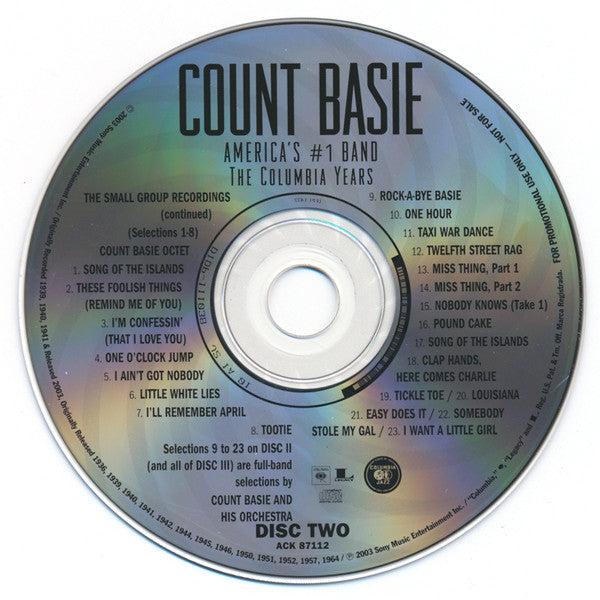 Count Basie : America's #1 Band - The Columbia Years (4xCD, Advance, Comp, Promo, RM)