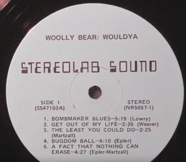 Woolly Bear : Wouldya (LP, Album)