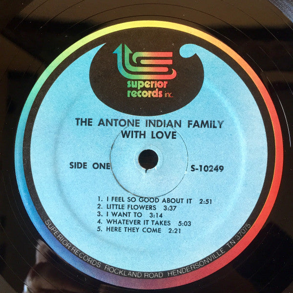 The Antone Indian Family : With Love (LP)