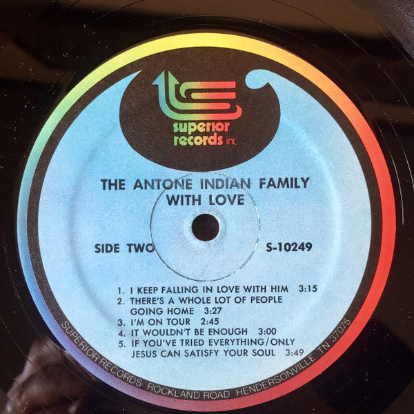 The Antone Indian Family : With Love (LP)