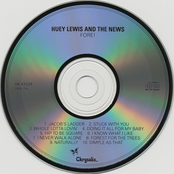 Huey Lewis And The News* : Fore! (CD, Album)