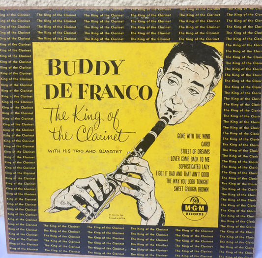 Buddy DeFranco : King Of The Clarinet (10", Album, Dee)