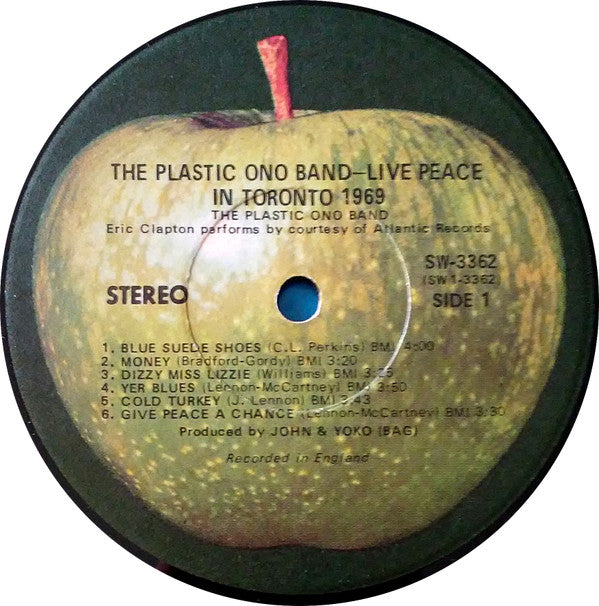 Buy The Plastic Ono Band : Live Peace In Toronto 1969 (LP, Album, Jac)  Online for a great price – The Turntable Store