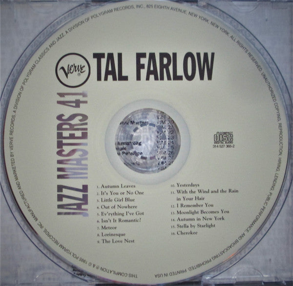 Tal Farlow : Tal Farlow (CD, Comp)