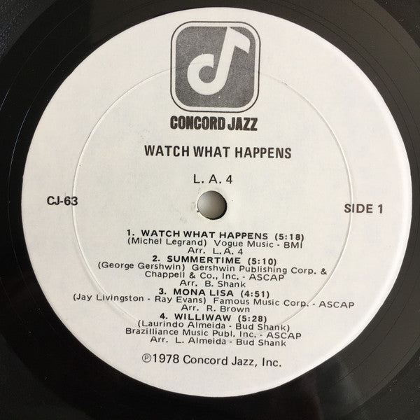 LA4 : Watch What Happens (LP, Album)