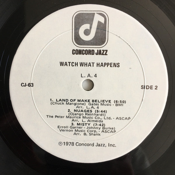 LA4 : Watch What Happens (LP, Album)